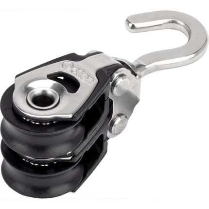 Allen 20mm Double Block With Swivel Hook