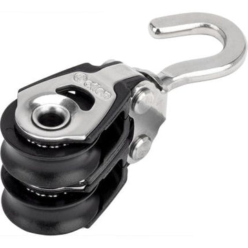 Allen 20mm Double Block With Swivel Hook