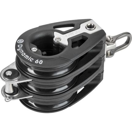 Allen 60mm Dynamic Triple Block with Becket