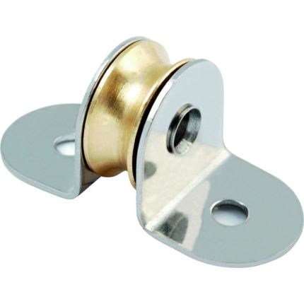 Allen 16mm Plain Bearing Through Deck Brass Sheave Lightweight Block