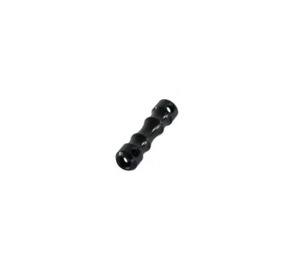 6MM DOG BONE-Black