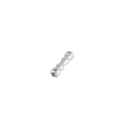 6MM DOG BONE-Silver