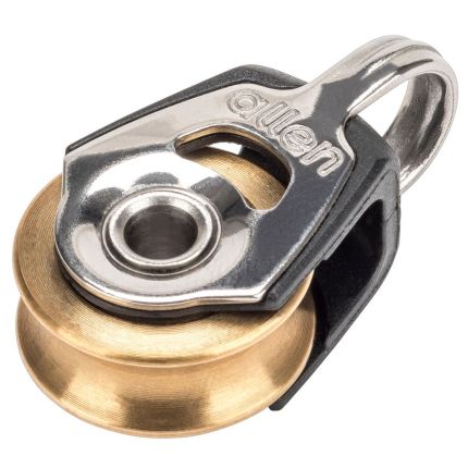 Allen 20mm Brass Sheaved Plain Bearing Block