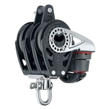 Harken 57mm Triple Ratchet Block - Swivel, Becket, Cam Cleat