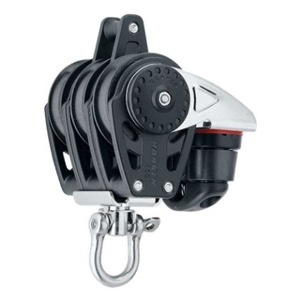 Harken 40 MM Triple Block Swivel Becket Cam Cleat