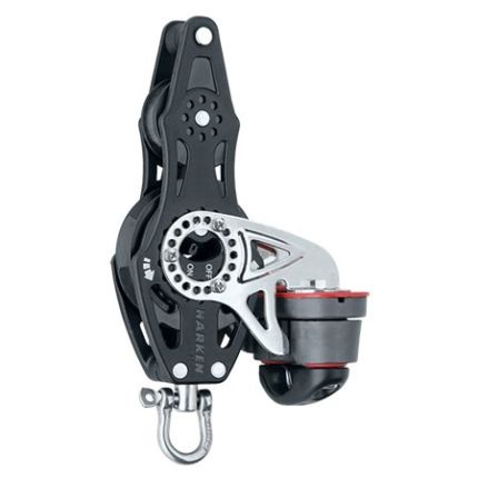 Harken 57mm Fiddle Ratchet Block - Swivel, Becket, Cam Cleat