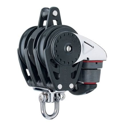 Harken 75 mm Triple Ratchmatic Block Swivel Becket Cam Cleat