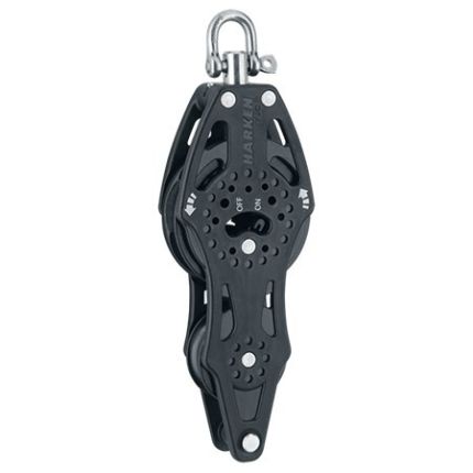 Harken 75 mm Fiddle Ratchet Block Swivel Becket