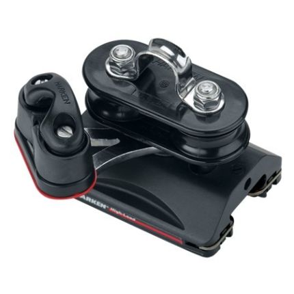 Harken 22mm Car — Pivoting Sheaves, Cam Cleat