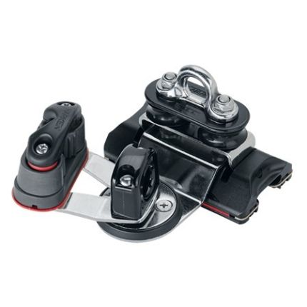 Harken 22mm High-Load 1250 Car — Pivoting Sheaves, Swivel Cam