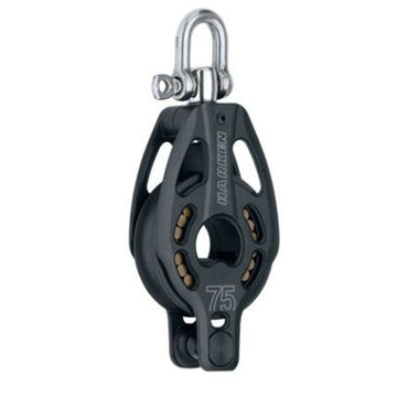 Harken 75 mm Aluminium Block Swivel Becket