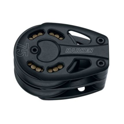 Harken 75 mm Aluminium Double Footblock
