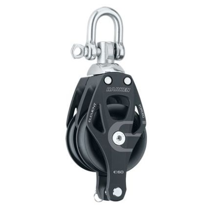 Harken 60 mm Aluminium Element Double Block Swivel Becket