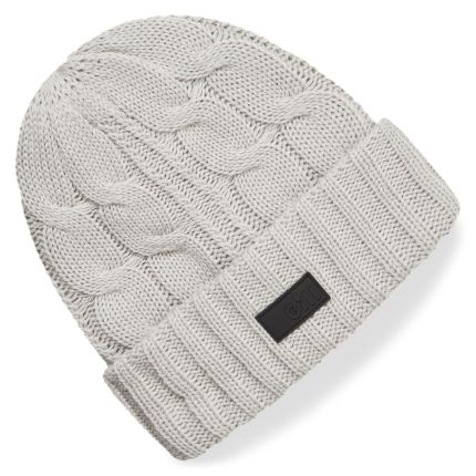 Gill Cable Knit Beanie-Stone