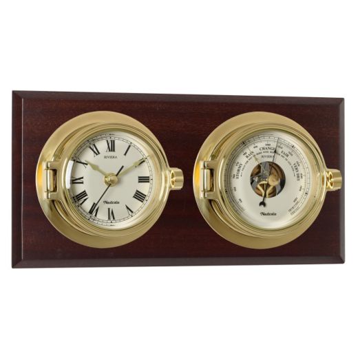 Nauticalia Riviera Clock and Barometer Set