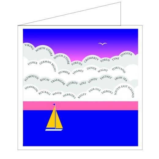 All at Sea Card..Shipping Forecast
