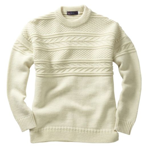 Guernsey Sweater - Ecru