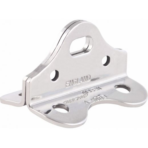 Allen Radiused Stainless Steel Anchor Plate curved to fit to a spar Slotted Hole)