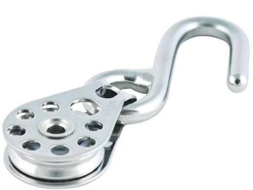 Allen 25mm High Tension Single Block with 90 Degree Hook