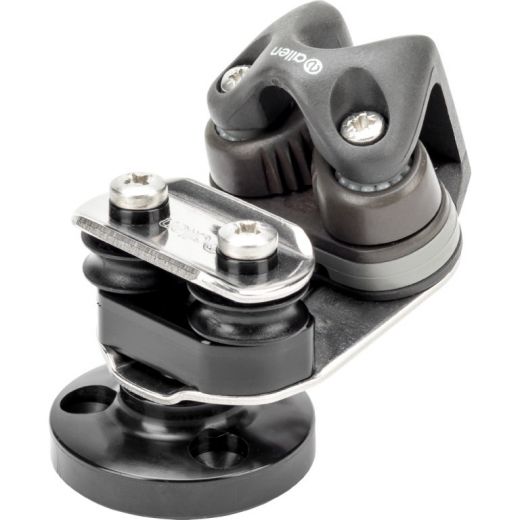 Allen Small Swivel Ball Bearing Base & Cam Cleat For Skiff Angled